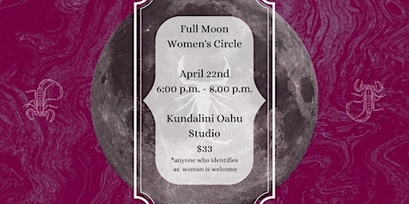 Full Moon Women's Circle