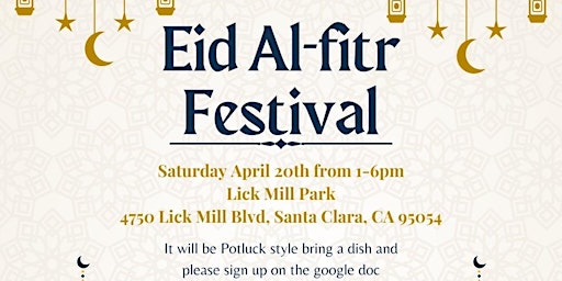 Image principale de Second Annual Eid-Al-Fitr Festival