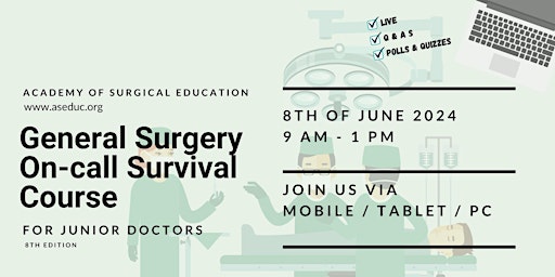 Image principale de General Surgery On-call Survival Course for Junior Doctors 2024
