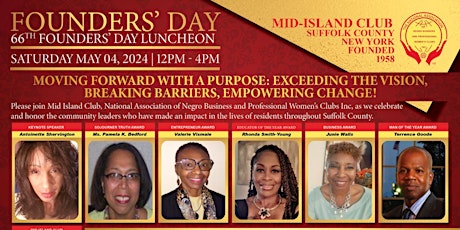 66th Founder's Day Luncheon - The Mid-Island Club