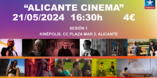 Imagem principal do evento CORTOMETRAJES ALICANTE CINEMA SESIÓN 1