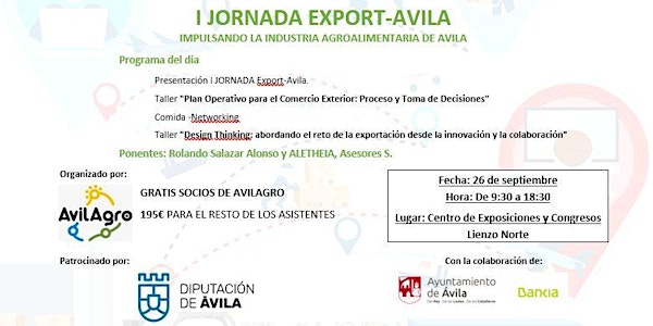 I JORNADA EXPORT-AVILA