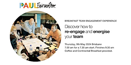 Discover How to  Re-Engage and Energise  your Team.