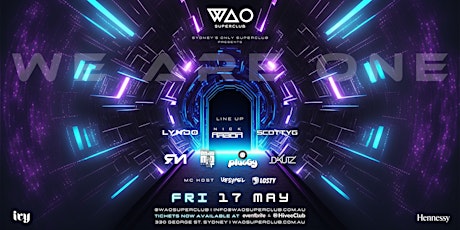 FRI 17 MAY - SPECIAL EVENT @ WAO SUPERCLUB primary image