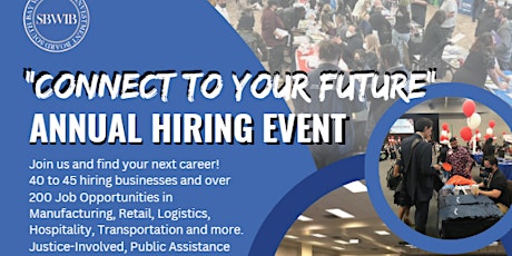 Connect To Your Future Spring Hiring Event-  Time Slot 2:15pm
