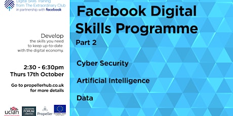 Facebook Digital Skills Training Programme Part 2 - @UCLan Media Factory primary image