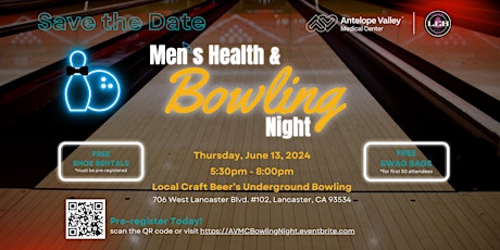 Men's Health and Bowling Night - A Men's Health Awareness Event