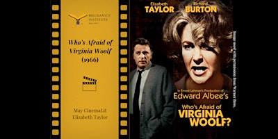 Imagem principal do evento CinemaLit - Who's Afraid of Virginia Woolf? (1966)