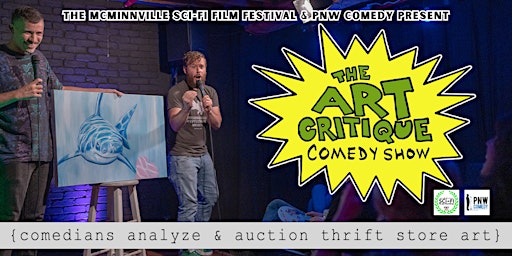 Imagem principal do evento The Art Critique Show @ Reel Hollywood Video in McMinnville, OR