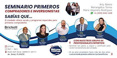 Imagen principal de Seminario para primeros compradores.