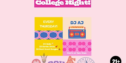 Image principale de College Night!