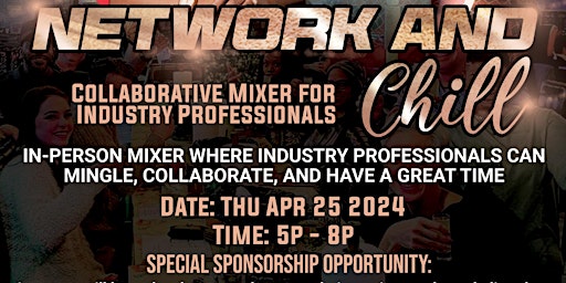 Imagem principal de Network and Chill: Collaborative Mixer for Industry Professionals