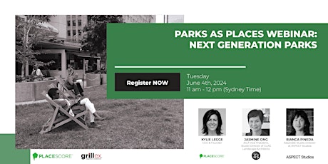 Parks as Places: Next generation Parks