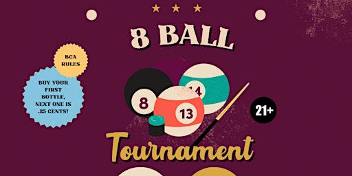 Imagem principal do evento 8 Ball Tournament
