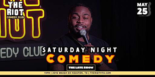 Primaire afbeelding van Riot Comedy Club presents Saturday Night Late Show