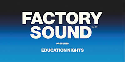 Elektron Night at Factory Sound primary image
