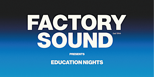 Elektron Night at Factory Sound  primärbild