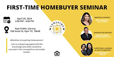 Image principale de Free First-Time Homebuyer Seminar