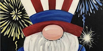 Primaire afbeelding van Paint with Ashley Blake “Patriot Gnome” Paint Night