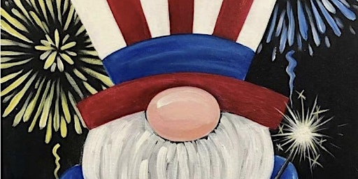 Immagine principale di Paint with Ashley Blake “Patriot Gnome” Paint Night 