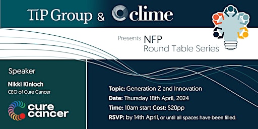 Primaire afbeelding van NFP Round Table - Generation Z & Innovation