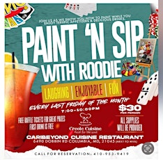 Sip And Paint with Roodie