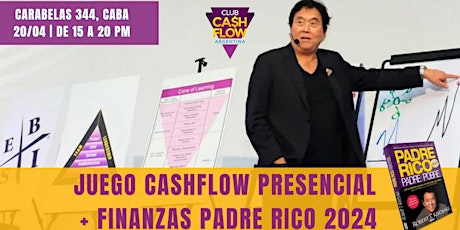 Imagem principal do evento CASHFLOW Y FINANZAS PADRE RICO 2024