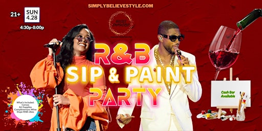 Immagine principale di RNB Sip & Paint Party - Detroit 