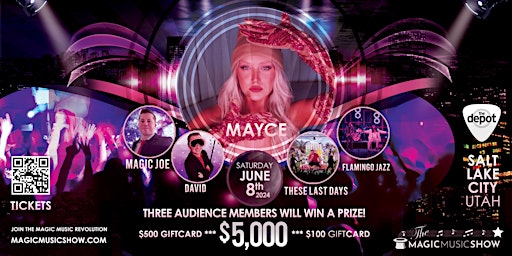 Imagem principal do evento The Magic Music Show with Mayce