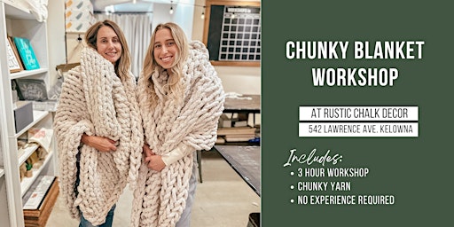 Chunky Blanket Knitting Workshop | Multiple colours to choose from primary image