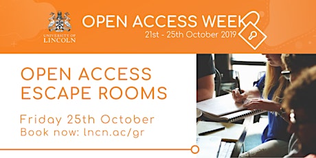 Open Access Escape Room (Open Access Week) primary image