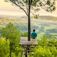 Hauptbild für Guided Yoga, meditation, breath and Sound Bowls at One Sky