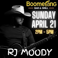 Imagem principal do evento Live Music: Country Hits with RJ Moody @ Boomerang Bar & Grill