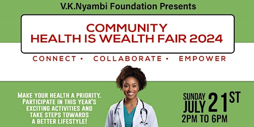 Imagem principal de Free Community Health is Wealth Fair