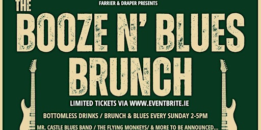 Imagem principal do evento The Booze N' Blues Bottomless Brunch Sundays Feat: The Group