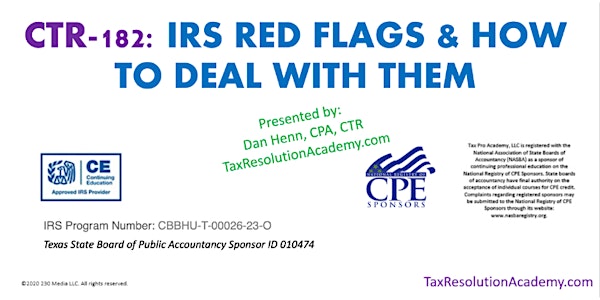 IRS Red Flags & How To Deal With Them
