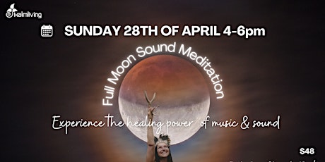 Imagem principal do evento Full Moon Sound Meditation