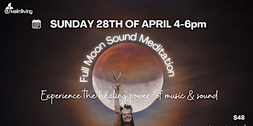 Primaire afbeelding van Full Moon Sound Meditation