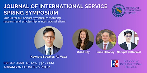 Imagem principal do evento Journal of International Service 2024 Spring Symposium