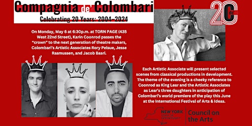 Immagine principale di Compagnia de' Colombari Introduces Three Artistic Associates 