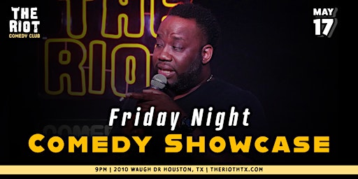 Primaire afbeelding van The Riot Comedy Club presents Friday Night Comedy Showcase