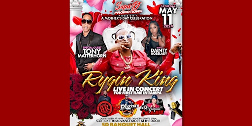 RYGIN KING - TAMPA CONCERT primary image