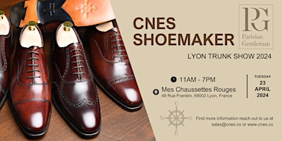 Imagem principal de CNES Shoemaker Lyon Trunk Show 2024