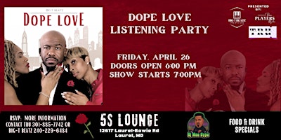 DOPE LOVE Listening Party primary image