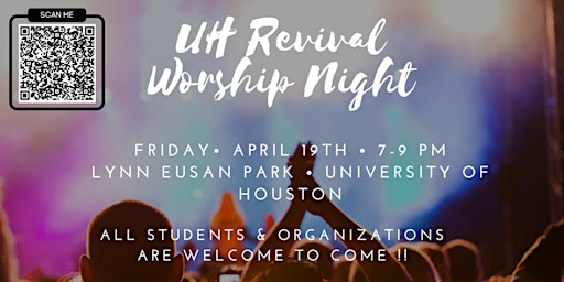 Imagem principal do evento UH Revival Worship Night