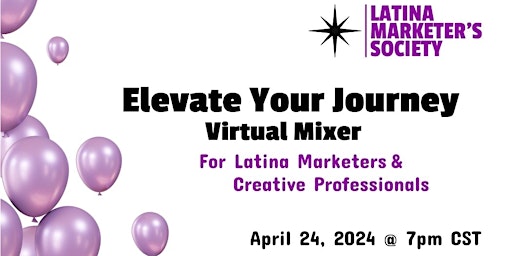 Imagem principal do evento Elevate Your Journey- Virtual Mixer