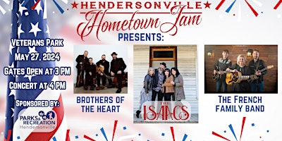 Imagem principal do evento Hendersonville Hometown Jam Presents: The Isaacs