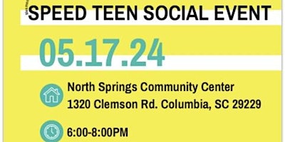 Mesmerize Enterprise Presents:  Speed Teen Social Event primary image