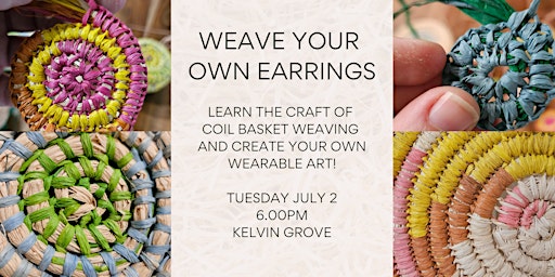 Primaire afbeelding van Weave your own coil earrings - blanket stitch technique