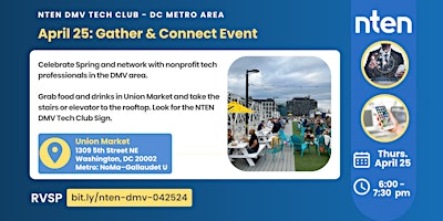Immagine principale di April 25: DMV Nonprofit Tech Gather & Connect Event 